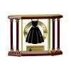 [EX103] Executive 4-Pillar Gold & Rosewood Piano Finish Clock  Thumbnail
