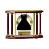 [EX103] Executive 4-Pillar Gold & Rosewood Piano Finish Clock  Thumbnail