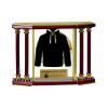 [EX103] Executive 4-Pillar Gold & Rosewood Piano Finish Clock  Thumbnail