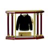 [EX103] Executive 4-Pillar Gold & Rosewood Piano Finish Clock  Thumbnail
