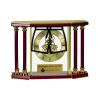 [EX103] Executive 4-Pillar Gold & Rosewood Piano Finish Clock  Thumbnail