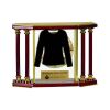 [EX103] Executive 4-Pillar Gold & Rosewood Piano Finish Clock  Thumbnail