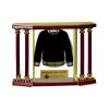 [EX103] Executive 4-Pillar Gold & Rosewood Piano Finish Clock  Thumbnail