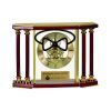[EX103] Executive 4-Pillar Gold & Rosewood Piano Finish Clock  Thumbnail