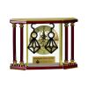 [EX103] Executive 4-Pillar Gold & Rosewood Piano Finish Clock  Thumbnail