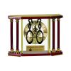 [EX103] Executive 4-Pillar Gold & Rosewood Piano Finish Clock  Thumbnail