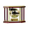 [EX103] Executive 4-Pillar Gold & Rosewood Piano Finish Clock  Thumbnail