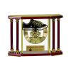 [EX103] Executive 4-Pillar Gold & Rosewood Piano Finish Clock  Thumbnail