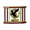 [EX103] Executive 4-Pillar Gold & Rosewood Piano Finish Clock  Thumbnail