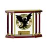 [EX103] Executive 4-Pillar Gold & Rosewood Piano Finish Clock  Thumbnail
