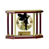 [EX103] Executive 4-Pillar Gold & Rosewood Piano Finish Clock  Thumbnail