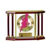 [EX103] Executive 4-Pillar Gold & Rosewood Piano Finish Clock  Thumbnail