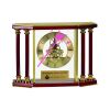 [EX103] Executive 4-Pillar Gold & Rosewood Piano Finish Clock  Thumbnail