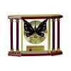 [EX103] Executive 4-Pillar Gold & Rosewood Piano Finish Clock  Thumbnail