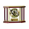 [EX103] Executive 4-Pillar Gold & Rosewood Piano Finish Clock  Thumbnail