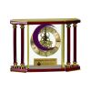 [EX103] Executive 4-Pillar Gold & Rosewood Piano Finish Clock  Thumbnail