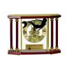 [EX103] Executive 4-Pillar Gold & Rosewood Piano Finish Clock  Thumbnail