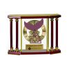 [EX103] Executive 4-Pillar Gold & Rosewood Piano Finish Clock  Thumbnail