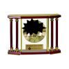 [EX103] Executive 4-Pillar Gold & Rosewood Piano Finish Clock  Thumbnail