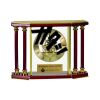 [EX103] Executive 4-Pillar Gold & Rosewood Piano Finish Clock  Thumbnail