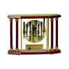 [EX103] Executive 4-Pillar Gold & Rosewood Piano Finish Clock  Thumbnail