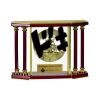 [EX103] Executive 4-Pillar Gold & Rosewood Piano Finish Clock  Thumbnail
