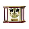 [EX103] Executive 4-Pillar Gold & Rosewood Piano Finish Clock  Thumbnail