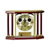 [EX103] Executive 4-Pillar Gold & Rosewood Piano Finish Clock  Thumbnail