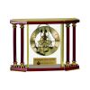 [EX103] Executive 4-Pillar Gold & Rosewood Piano Finish Clock  Thumbnail