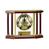 [EX103] Executive 4-Pillar Gold & Rosewood Piano Finish Clock  Thumbnail