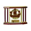 [EX103] Executive 4-Pillar Gold & Rosewood Piano Finish Clock  Thumbnail