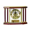 [EX103] Executive 4-Pillar Gold & Rosewood Piano Finish Clock  Thumbnail
