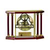 [EX103] Executive 4-Pillar Gold & Rosewood Piano Finish Clock  Thumbnail