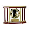 [EX103] Executive 4-Pillar Gold & Rosewood Piano Finish Clock  Thumbnail