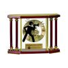 [EX103] Executive 4-Pillar Gold & Rosewood Piano Finish Clock  Thumbnail