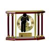 [EX103] Executive 4-Pillar Gold & Rosewood Piano Finish Clock  Thumbnail