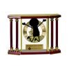 [EX103] Executive 4-Pillar Gold & Rosewood Piano Finish Clock  Thumbnail