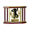 [EX103] Executive 4-Pillar Gold & Rosewood Piano Finish Clock  Thumbnail