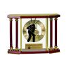 [EX103] Executive 4-Pillar Gold & Rosewood Piano Finish Clock  Thumbnail