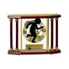 [EX103] Executive 4-Pillar Gold & Rosewood Piano Finish Clock  Thumbnail