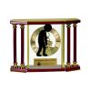 [EX103] Executive 4-Pillar Gold & Rosewood Piano Finish Clock  Thumbnail