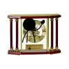 [EX103] Executive 4-Pillar Gold & Rosewood Piano Finish Clock  Thumbnail