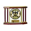 [EX103] Executive 4-Pillar Gold & Rosewood Piano Finish Clock  Thumbnail