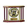[EX103] Executive 4-Pillar Gold & Rosewood Piano Finish Clock  Thumbnail