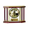 [EX103] Executive 4-Pillar Gold & Rosewood Piano Finish Clock  Thumbnail