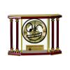 [EX103] Executive 4-Pillar Gold & Rosewood Piano Finish Clock  Thumbnail