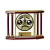 [EX103] Executive 4-Pillar Gold & Rosewood Piano Finish Clock  Thumbnail