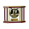 [EX103] Executive 4-Pillar Gold & Rosewood Piano Finish Clock  Thumbnail