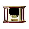 [EX103] Executive 4-Pillar Gold & Rosewood Piano Finish Clock  Thumbnail