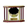 [EX103] Executive 4-Pillar Gold & Rosewood Piano Finish Clock  Thumbnail